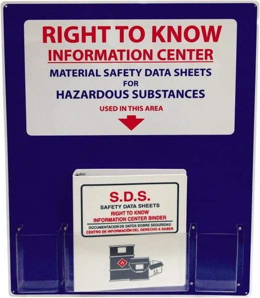 NMC - 24" Wide x 30" High, Compliance Center - English - Americas Industrial Supply