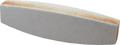 Grier Abrasives - 60 Grit Aluminum Oxide Boat (Shape) Polishing Stone - Americas Industrial Supply