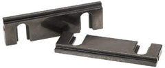 Snap Jaws - 6" Wide x 1-3/4" High x 1/2" Thick, Step Vise Jaw - Steel, Fixed Jaw, Compatible with 6" Vises - Americas Industrial Supply