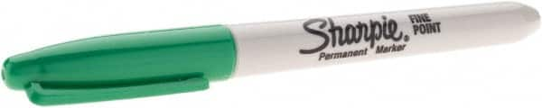 Dymo - Green Permanent Marker - Fine Felt Tip, AP Nontoxic Ink - Americas Industrial Supply