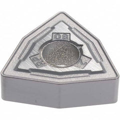 Kennametal - WNMG432 RP Grade KCU25 Carbide Turning Insert - AlTiN Finish, 80° Trigon, 1/2" Inscr Circle, 3/16" Thick, 1/32" Corner Radius - Americas Industrial Supply
