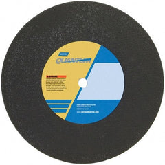 Norton - 16" Ceramic Cutoff Wheel - 5/32" Thick, 1" Arbor - Americas Industrial Supply