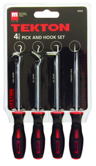 4 Piece - Hose Remover Set - Includes: 4 Hose Removers with long and short; standard and offset hooks - Long pullers are 13" long - Americas Industrial Supply