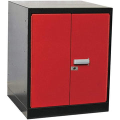 Hallowell - Steel Workbench & Workstation Pedestal - 24" Deep, 32" High, Use with Fort Knox Modular Utility Storage & Workbench System - Americas Industrial Supply