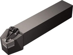 Sandvik Coromant - DCRN, Right Hand Cut, 15° Lead Angle, 1" Shank Height x 1" Shank Width, Negative Rake Indexable Turning Toolholder - 6" OAL, CNGQ 12 07 08 Insert Compatibility, Series T-Max P - Americas Industrial Supply