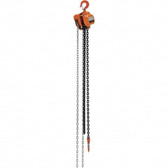 Vestil - 2,000 Lb Lifting Capacity, 10' Lift Height, Hand Hoist - Made from Chain - Americas Industrial Supply