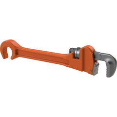 Petol - Pipe Wrenches; Type: Pipe Wrench ; Maximum Pipe Capacity (Inch): 1 ; Overall Length (Inch): 10 ; Material: Aluminum - Exact Industrial Supply
