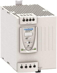 Schneider Electric - 480 Watt, 20 Amp, 380 to 500 VAC Input, 24 VDC Output, DIN Rail Power Supply - Screw Connection, 165mm Wide x 155mm Deep x 143mm High, 92-100% Efficiency, Green LED Output, Red LED Output - Americas Industrial Supply