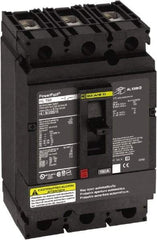 Square D - 600 VAC, 150 Amp, Automatic Molded Case Switch - 3 Pole, 18 at 600 VAC, 35 at 480 VAC, 65 at 240 VAC kA Interrupting Rating x 4.12 Inch Wide x 4.36 Inch Deep x 6.4 Inch High - Americas Industrial Supply