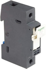 Schneider Electric - 1 Pole, 600 Volt, 32 Amp, DIN Rail Mount Fuse Holder - Compatible with 38mm Long x 17mm Wide and 10mm Diameter Fuse - Americas Industrial Supply