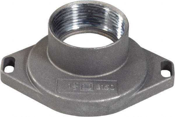 Square D - 1-1/2 Inch Conduit, Safety Switch Plate Hub - For Use with Load Centers, RB Devices - Americas Industrial Supply