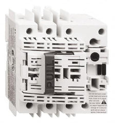 Schneider Electric - 3 Pole, 600 VAC, 30 Amp, Pressure Plate and DIN Rail Mount Fuse Holder - Compatible with CC Class, 97mm Wide Fuse - Americas Industrial Supply