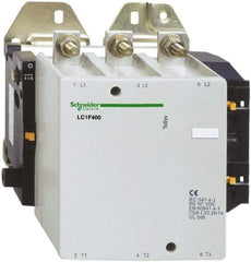 Schneider Electric - 3 Pole, 125 Coil VDC, 400 Amp at 440 VAC, Nonreversible IEC Contactor - Bureau Veritas, CCC, CSA, DNV, EN/IEC 60947-1, EN/IEC 60947-4-1, GL, JEM 1038, LROS, RINA, RMRoS, RoHS Compliant, UL Listed - Americas Industrial Supply