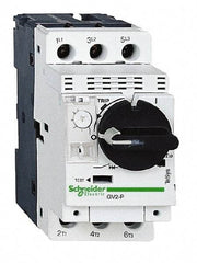 Schneider Electric - 32 Amp, 690 VAC at 50/60 Hz, 3 Pole, Bolt On, Clip Motor Circuit Breaker - Thermal Magnetic Trip, Multiple Breaking Capacity Ratings, 97mm Deep x 89mm High x 45mm Wide - Americas Industrial Supply