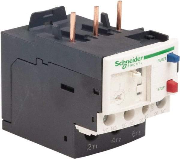 Schneider Electric - 3 Pole, NEMA Size 00-1, 4 to 6 Amp, 690 VAC, Thermal NEMA Overload Relay - Trip Class 20, For Use with LC1D09, LC1D12, LC1D18, LC1D25, LC1D32 and LC1D38 - Americas Industrial Supply