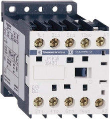 Schneider Electric - 4 Pole, 12 Coil VDC, 16 Amp at 690 VAC and 20 Amp at 440 VAC, Nonreversible IEC Contactor - BS 5424, CSA, IEC 60947, NF C 63-110, RoHS Compliant, UL Listed, VDE 0660 - Americas Industrial Supply