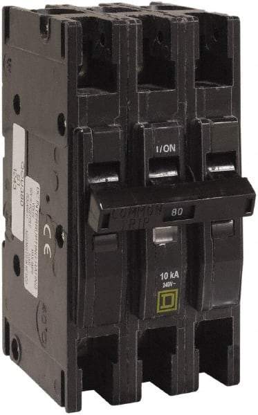 Square D - 100 Amp, 240 VAC, 3 Pole, Panel Mount Miniature Circuit Breaker - 12-2/0 AWG - Americas Industrial Supply