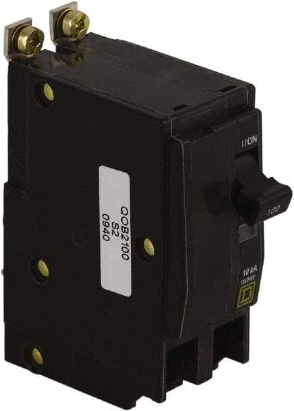 Square D - 100 Amp, 240 VAC, 2 Pole, Plug In Miniature Circuit Breaker - 4-2/0 AWG - Americas Industrial Supply