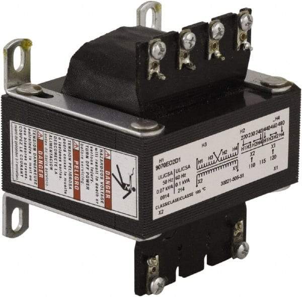 Square D - 1 Phase, 100 VA, Control Transformer - Americas Industrial Supply