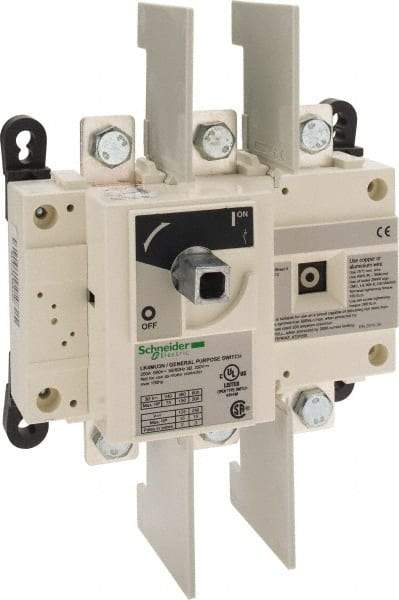 Schneider Electric - 600VAC at 50/60 Hz, 3 Pole, Nonfused Cam & Disconnect Switch - 7.09 Inch Wide x x 6.3 Inch High x x 3.74 Inch Deep - Americas Industrial Supply