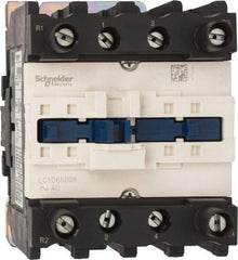 Schneider Electric - 4 Pole, 120 Coil VAC at 60 Hz, 80 Amp at 440 VAC, Nonreversible IEC Contactor - Bureau Veritas, CCC, CSA, CSA C22.2 No. 14, DNV, EN/IEC 60947-4-1, EN/IEC 60947-5-1, GL, GOST, LROS, RINA, RoHS Compliant, UL 508, UL Listed - Americas Industrial Supply