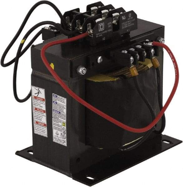 Square D - 1 Phase, 1,500 VA, Top Mount Fuse Block Control Transformer - 239°F Temp Rise - Americas Industrial Supply