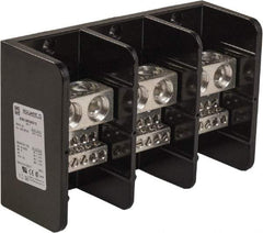 Square D - 3 Poles, 760 (Copper) Amp, Phenolic Power Distribution Block - 600 VAC, 3 Primary Connection - Americas Industrial Supply