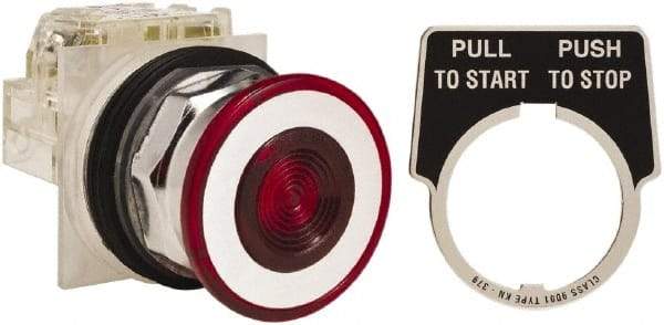 Schneider Electric - 30mm Mount Hole, Pushbutton Switch Only - Americas Industrial Supply