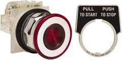 Schneider Electric - 30mm Mount Hole, Pushbutton Switch Only - Americas Industrial Supply