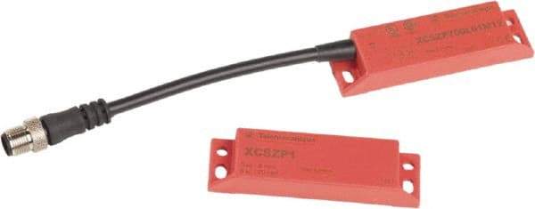 Telemecanique Sensors - NO/2NC Configuration, 24 VDC, 100 Amp, Plastic Noncontact Safety Limit Switch - 0.15m Cable Length, 25mm Wide x 13mm Deep x 88mm High, IP67 Ingress Rating - Americas Industrial Supply