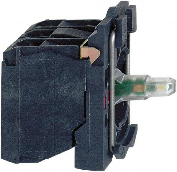 Schneider Electric - 24 V Blue Lens LED Indicating Light - Screw Clamp Connector, Vibration Resistant - Americas Industrial Supply