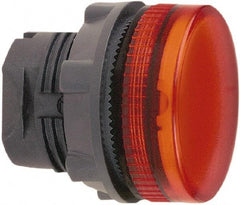 Schneider Electric - Round Pilot and Indicator Light Lens - Red - Americas Industrial Supply