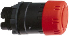 Schneider Electric - 22mm Mount Hole, Extended Mushroom Head, Pushbutton Switch Only - Round, Red Pushbutton, Maintained (MA), Momentary (MO) - Americas Industrial Supply