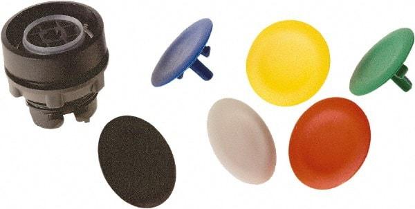 Schneider Electric - 22mm Mount Hole, Flush, Pushbutton Switch Only - Round, Multicolor Pushbutton, Nonilluminated, Momentary (MO) - Americas Industrial Supply
