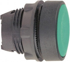 Schneider Electric - 22mm Mount Hole, Flush, Pushbutton Switch Only - Round, Green Pushbutton, Nonilluminated, Momentary (MO) - Americas Industrial Supply