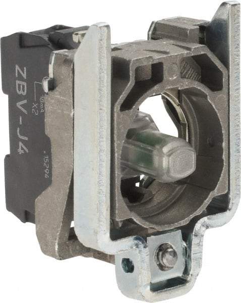 Schneider Electric - 12 VAC/VDC at 50/60 Hz Red Lens LED Indicating Light - Screw Connector, Electromagnetic Field Resistant, Electrostatic Discharge Resistant, Shock Resistant, Vibration Resistant - Americas Industrial Supply