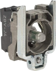 Schneider Electric - 12 VAC/VDC at 50/60 Hz Red Lens LED Indicating Light - Screw Connector, Electromagnetic Field Resistant, Electrostatic Discharge Resistant, Shock Resistant, Vibration Resistant - Americas Industrial Supply