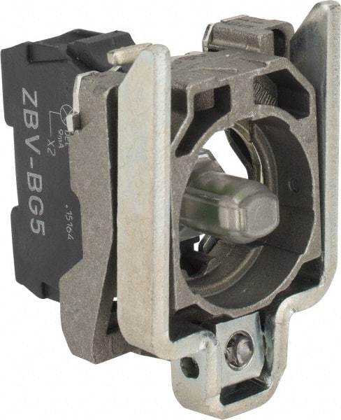 Schneider Electric - 24-120 VAC/VDC at 50/60 Hz Orange Lens LED Indicating Light - Screw Connector, Electromagnetic Field Resistant, Electrostatic Discharge Resistant, Shock Resistant, Vibration Resistant - Americas Industrial Supply