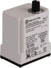 Square D - DPDT Time Delay Relay - 10 Contact Amp, 12 VAC/VDC - Americas Industrial Supply