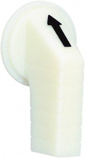 Schneider Electric - 30mm, White, Selector Switch Operating Knob - For Use with Selector Switch - Americas Industrial Supply