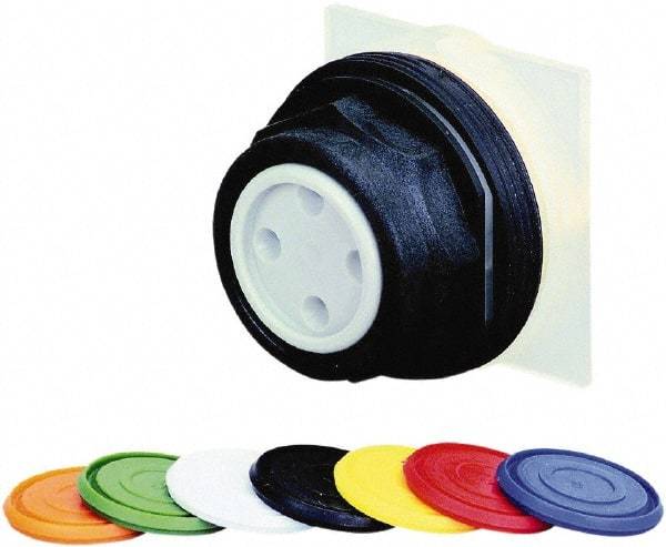 Schneider Electric - 30mm Mount Hole, Flush, Pushbutton Switch - Round, Multicolor Pushbutton, Momentary (MO) - Americas Industrial Supply