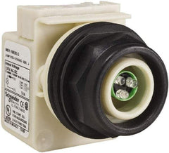 Schneider Electric - 120 V LED Indicating Light - Round Lens, Screw Clamp Connector, Corrosion Resistant, Dust Resistant, Oil Resistant - Americas Industrial Supply