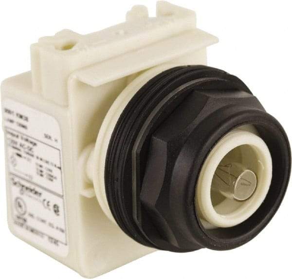 Schneider Electric - 120 V Indicating Light - Round Lens, Screw Clamp Connector, Corrosion Resistant, Dust Resistant, Oil Resistant - Americas Industrial Supply