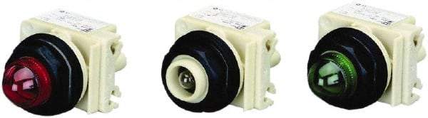 Schneider Electric - 24 V, 28 V Indicating Light - Round Lens, Screw Clamp Connector, Corrosion Resistant, Dust Resistant, Oil Resistant - Americas Industrial Supply