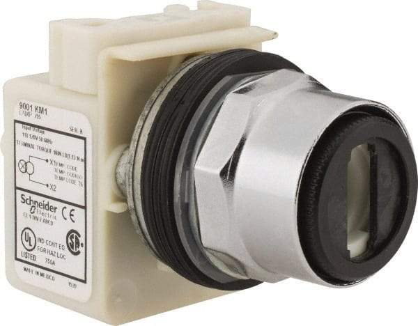 Schneider Electric - 1.18 Inch Mount Hole, 2 Position, Pushbutton Operated, Selector Switch Only - Maintained (MA), Weatherproof and Dust and Oil Resistant - Americas Industrial Supply