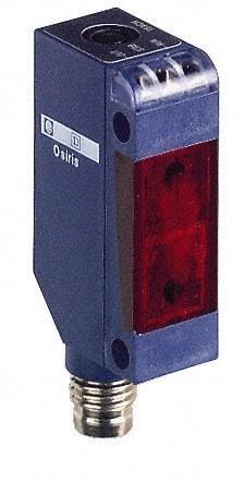 Telemecanique Sensors - 4 Pin M8 Connector, 10m Nominal Distance, Shock and Vibration Resistant, Multimode Photoelectric Sensor - 12 to 24 VDC, 240, 250 Hz, PBT, 20mm Long x 12mm Wide x 45mm High - Americas Industrial Supply