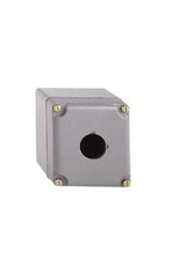 Schneider Electric - 1 Hole, 30mm Hole Diameter, Aluminum Pushbutton Switch Enclosure - 1, 3, 4, 6, 12, 13 NEMA Rated - Americas Industrial Supply