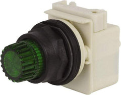 Schneider Electric - 30mm Mount Hole, Extended Straight, Pushbutton Switch Only - Green Pushbutton, Momentary (MO) - Americas Industrial Supply