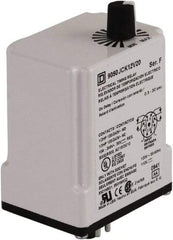 Square D - DPDT Time Delay Relay - 10 Contact Amp, 24 VAC/VDC - Americas Industrial Supply