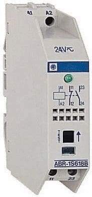 Schneider Electric - 8 Milliamp, NO/NC Configuration, Interface Relay Module - DIN Rail Mount, 23 to 104°F, 115 to 127 VAC - Americas Industrial Supply